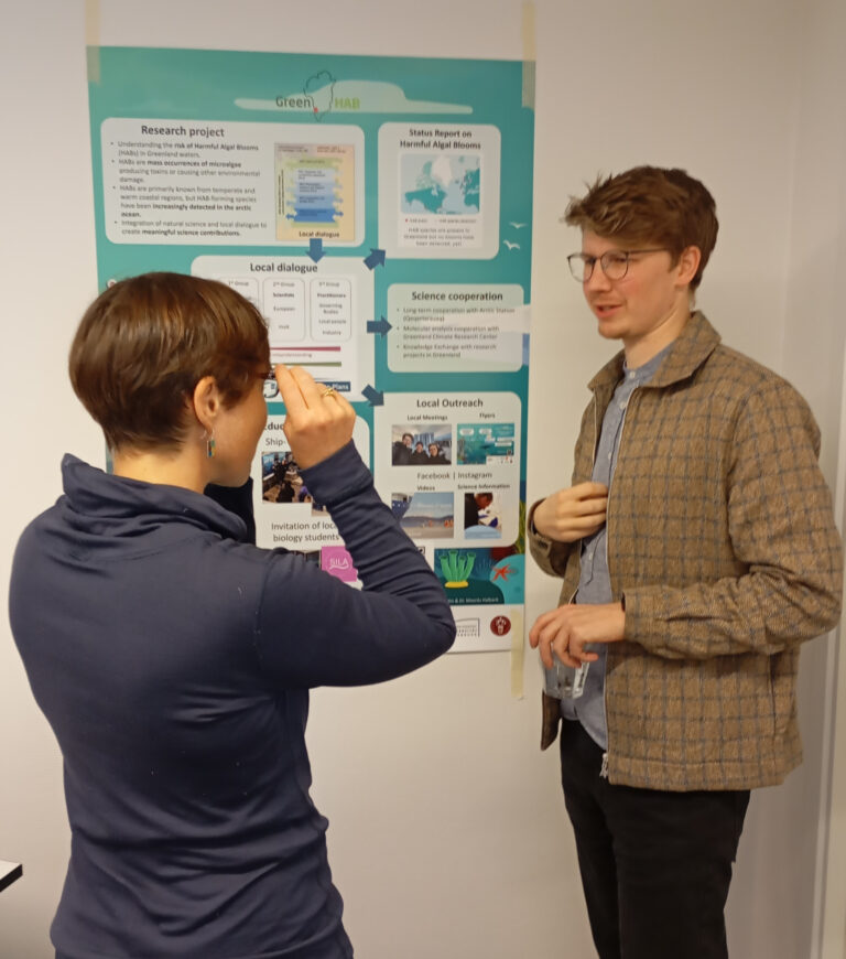 Maurits Halbach præsenterer projektresultater på Greenland Marine Research Seminar